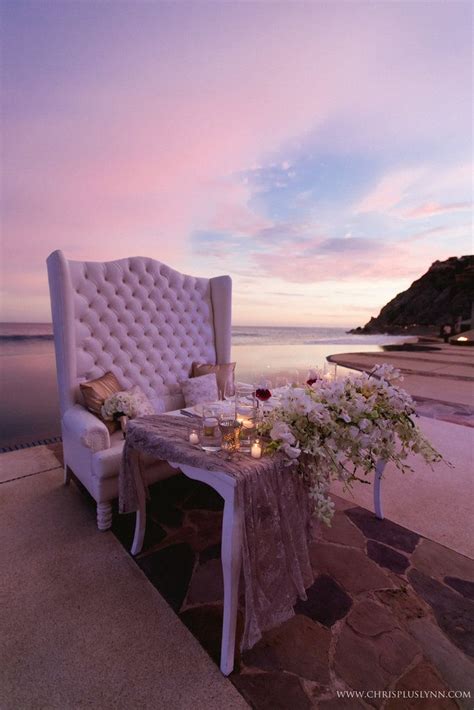 This little piece of paris right here in kl oozes romance as you dine on fine french cuisine. Bride and Groom's table at The Beach Club | Luxury brides ...