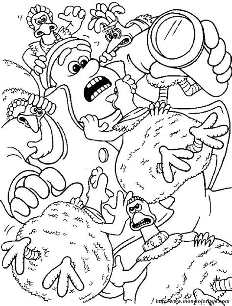 Give your little ones something to color christmas morning. Ausmalbilder Chicken Run Hennen rennen, bild chickenrun 038