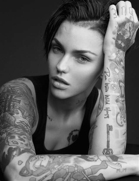 There are so many tattoos on australian actress ruby rose that it is hard to keep track of. Stunning Ruby Rose Tattoos — All You Ever Wanted to Know