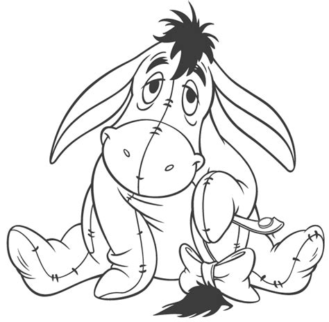 In the beginning stages, don't press down too hard. How to Draw Eeyore from Winnie the Pooh with Easy Step by ...