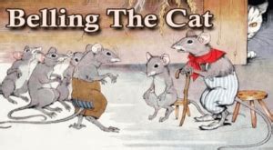 The fable of belling the cat. 5 Minute Bedtime Stories For Kids