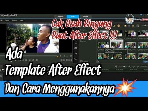 Cara Menggunakan Template After Effect - YouTube