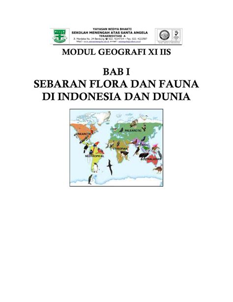 Berkurangnya sumber daya alam 2. BAB 1 Flora dan Fauna