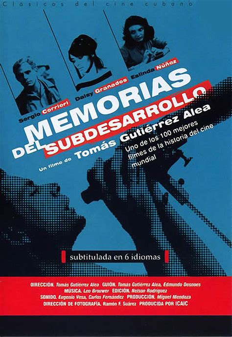 Maybe you would like to learn more about one of these? MEMORIAS DEL SUBDESARROLLO (1968). Retrato de la sociedad ...