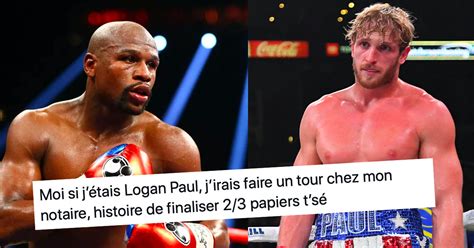 Logan paul and floyd mayweather during all 8 rounds: Logan Paul va affronter Floyd Mayweather dans un combat de ...