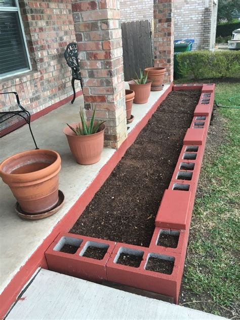 ¿vulnera este post tus derechos? Jardinera Bloques Ideas - 9 Ideas De Jardineras Con Ladrillos Block Jardines Patio Y Jardin ...