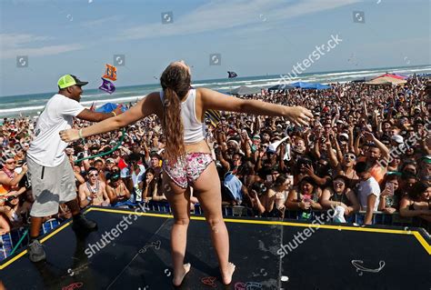 Learn more about padreu spring break packages on south padre island. People participate wet tshirt contest on stage Editorial ...