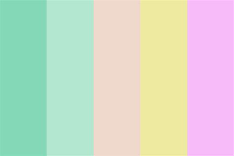 I find pretty pictures on the internet and get inspired. Pastel Blur Color Palette