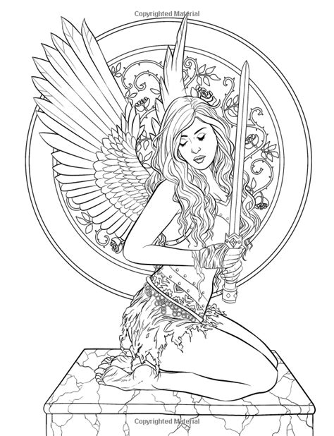 We introduced the series of an evil fairy or bad witches in. Gothic - Dark Fantasy Coloring Book (arte de la fantasía ...