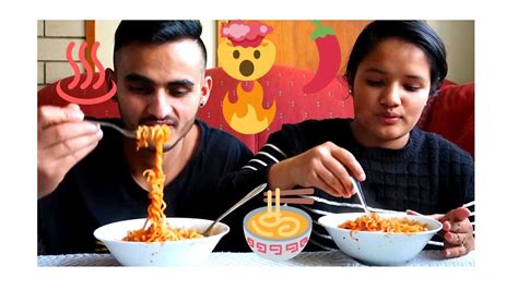 Spicy ramen challenge with liya maisarah ! Spicy Ramen Challenge....She nearly passed out!!! - YouTube