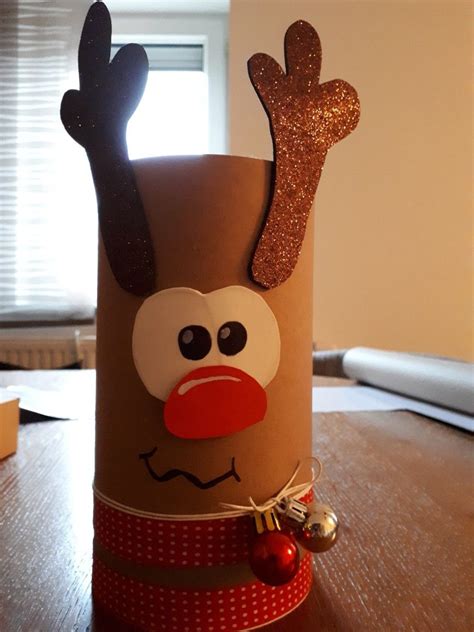 6 отметок «нравится», 0 комментариев — armande borghardt (@kralenkwarts) в instagram: Idee zum Verzieren einer Pappdose im Rentier Look. | Basteln weihnachten, Verpackung weihnachten ...