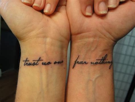 Free download of love & trust font family with 2 styles. trust no one fear nothing - Tattoo Picture at ...