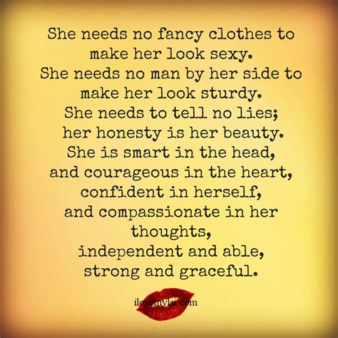 Who can make me happy as you are? She needs no fancy clothes to make her look sexy. - I Love ...
