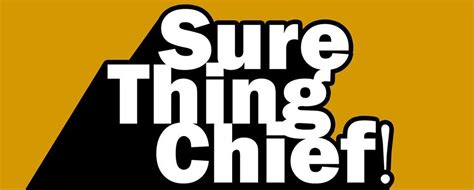 Stream tracks and playlists from sure thing on your desktop or mobile device. Sure Thing Chief!