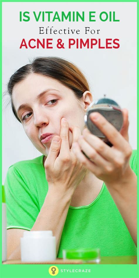 Acne supplements are a more gentle, safe approach to skin correction when compared to the harsh chemicals found in prescription medications including accutane or aczone. Vitamin E Oil For Acne: How Effective Is It? | Acne spot ...