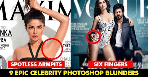 Maybe they overlooked it… somehow? These Bollywood Celebrity Photoshop Fails Will Force You ...