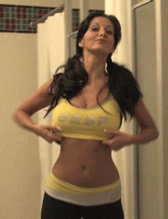 Enjoy busty girls and watch the best big boob sex videos. Sexy tight MILF is showing her big round boobs - Porn Gif