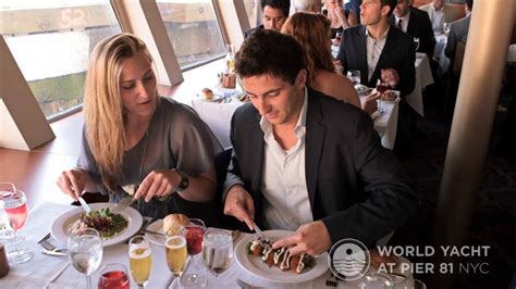 You can also pick from your favorite choices of new york dinner cruises such as treating yourself to a delicious buffet experience, gourmet cuisine, elegant 3 course meal and more! Dinner Cruise New York- World Yacht - YouTube