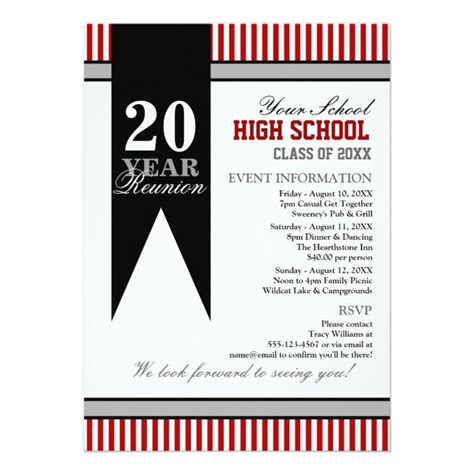 50th reunion class photo | st. High School Class Reunion Invitation | Zazzle.com | High ...