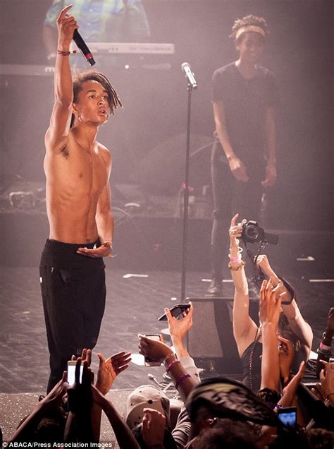 Jayden james, jayden michele jaymes, michele lee mayo. Jaden Smith goes shirtless as he performs with little ...