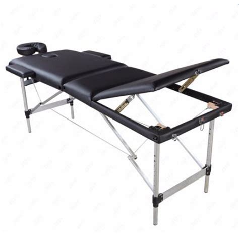 Metal massage tables if you are planning to work only in your office you would most likely choose a wood frame, however keep in mind that woods like birch and maple are more durable than pine and will last longer. 2 inch 3 Section Portable Aluminum Massage Table - Brody Massage