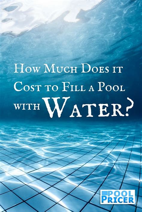 Well ,there 3 ways to repair a tooth. How Much Does it Cost to Fill a Pool with Water | Swimming ...
