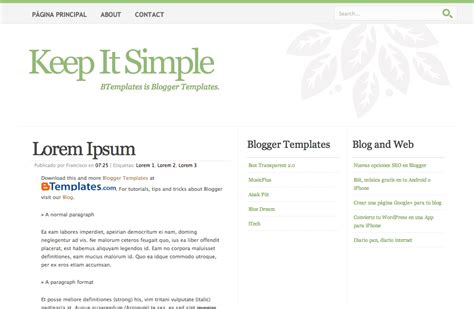 8 Free Blogger Templates Worth Exploring | The Content Marketing Blog ...