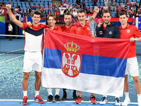 Plus tard, le duo djokovic/troicki est sorti. Novak Djokovic leads Serbia to ATP Cup final win against ...