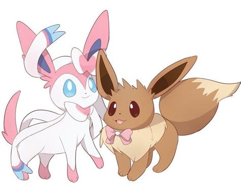 Those flowy ribbons and bows? Sylveon and Eevee in 2020 | Eevee, Pokemon eeveelutions ...