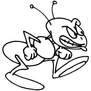 Samson and delilah coloring pages. Ant Coloring Pages