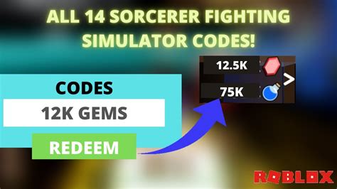 Following are the latest and working sorcerer fighting simulator codes of 2020: Codes For Sorcerer Fighting Sim / Create Your Own Autoclicker For Anime Fighting Simulator And ...
