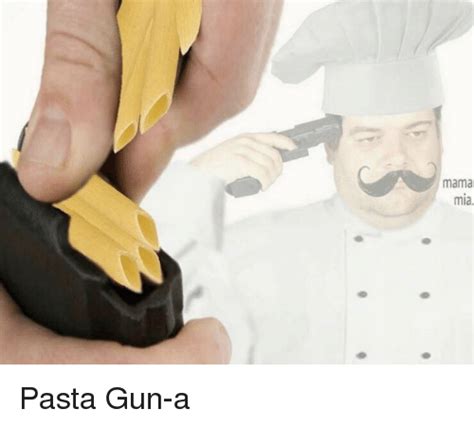 Hundraåringen som klev ut genom fönstret och försvann. Mama Mia Pasta Gun-A | Reddit Meme on ME.ME