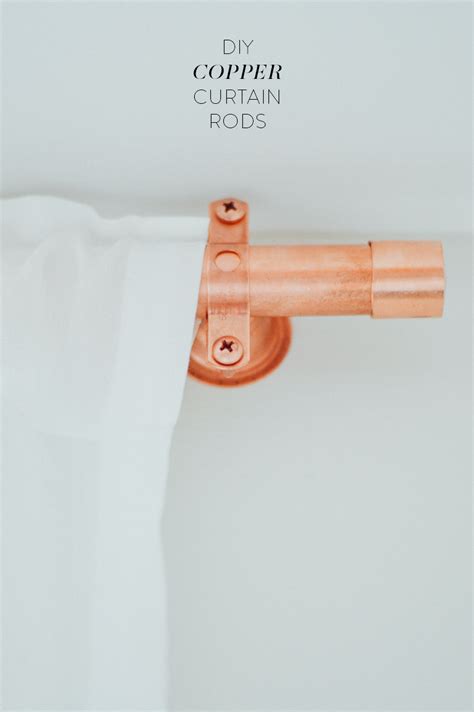 Polymer types, or copper types don't have that odor or foam. DIY: Copper Curtain Rods For $30 - by gabriella