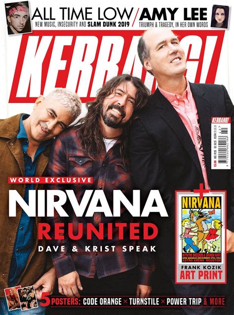 Now, 30 years later, he is suing the band, alleging that he was sexually exploited as a minor. Nirvana on the cover of Kerrang. : Nirvana