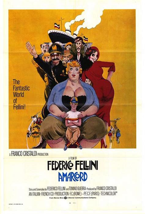 Amarcord 1975 yılındaki en i̇yi yabancı film akademi ödülü de dahil tam 13 ödül kazandı. Language Trainers :: Foreign Film Reviews from Federico Fellini :: Amarcord