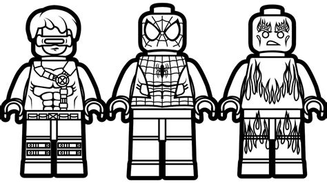 Harry potter walczy z potworem. Kolorowanka lego spiderman