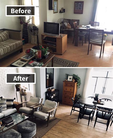 The living room space in our house was in desperate need of a makeover! 50 Rooms Before And After Makeover | Bored Panda