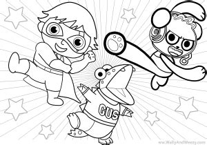 Download or print for free. Ryan World Combo Panda Coloring Pages - Coloring and Drawing