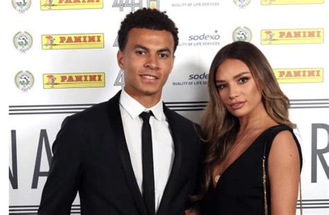 Was at home with his wife and children it definitely wasn't dele alli's brother. Tottenham's Dele Alli celebrates his PFA award with Ruby Mae