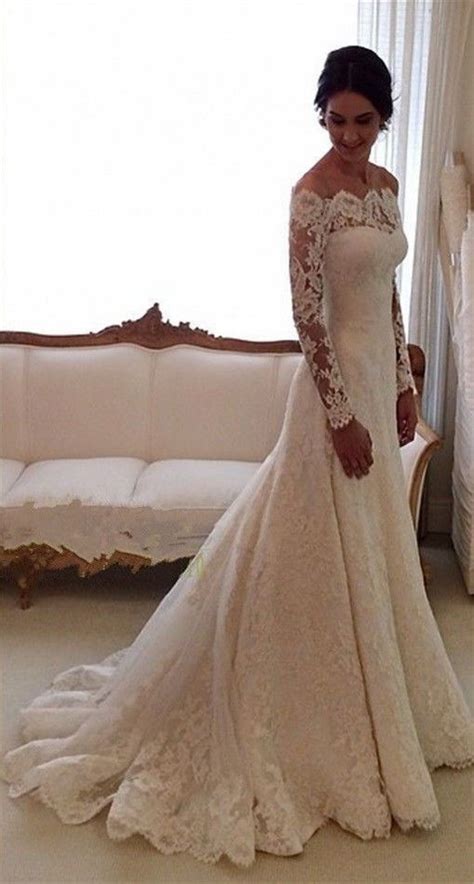 30 stunning long sleeve wedding dresses for brides❤long sleeve wedding dresses ball gown sweetheart neckline said mhad❤#weddingdresses. Beauty Long sleeves chapel train mermaid lace wedding ...