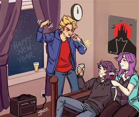 Submitted 2 years ago by abigail: Stardew Valley art > The Gang : Sam, Sebastian, & Abigail ...