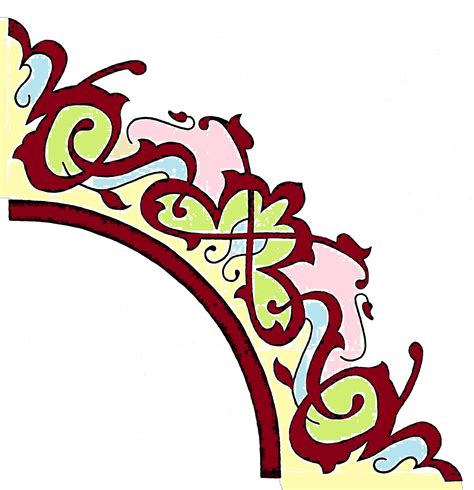 Mewarnai kaligrafi asmaul husna tes pinterest bangkok via pinterest.com. contoh ornamen motif tumbuhan - KAMALUDIN GODEBAG