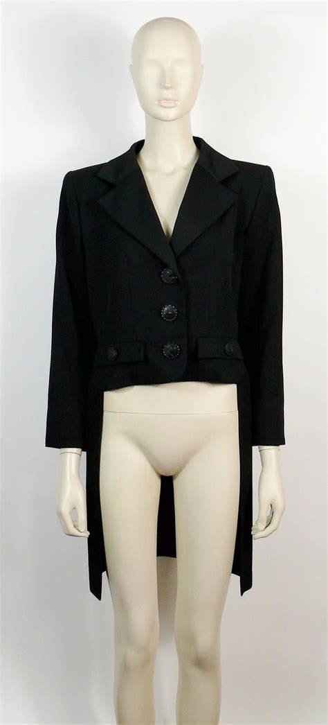 Tuxedo by yves saint laurent review. Yves Saint Laurent YSL Vintage Tuxedo Tailcoat For Sale at ...