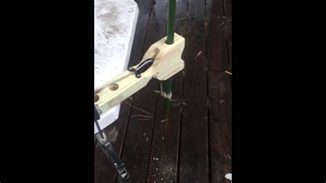 I actually used 1 inch starbound when i say 3/4 inch to make my dual manual power pole setup. HOMEMADE KAYAK POWER POLE - YouTube