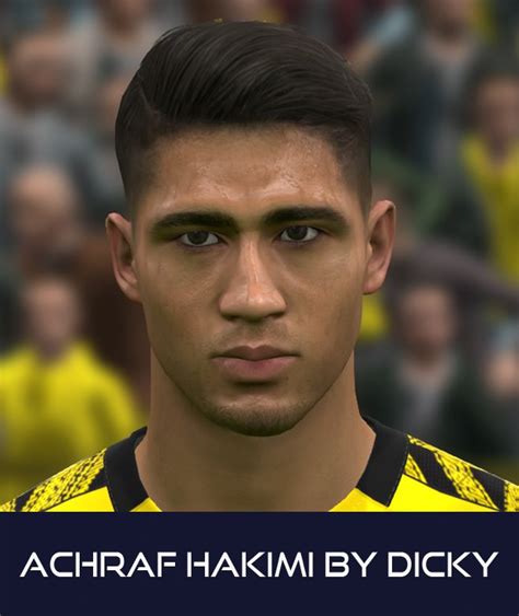 Jugador del inter de milán e internacional con marruecos. PES 2017 Faces Achraf Hakimi by Dicky ~ SoccerFandom.com ...