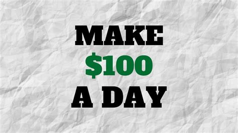 She provides great information on how she makes money in her own business every day. 10 Websites To Make $100 A Day Easily (2020) - Zeroearners