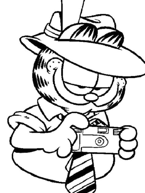 Talk about how these letters are the same and how they're different. Girl With A Camera Coloring Page. The camera is an optical ...