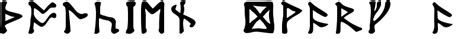 Uploaded by zemin (1 styles). Tolkien Dwarf Runes Font - Free Download