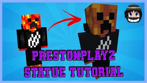 ✈wish to get 400k followers builds and tutorials dm me for promos✉ bit.ly/2uscxnu. How To Build A Statue Of Preston In Minecraft 1.13 ...