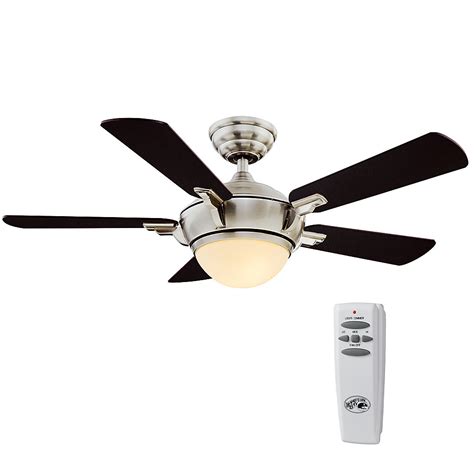 If you just need a ceiling fan remote by itself, we have the home depot offers pro referral ceiling fan installation and ceiling fan repair services if you're unsure about taking on the project by yourself. Hampton Bay Midili 44-inch 5-Blade Brushed Nickel Indoor ...